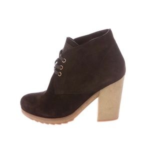 PRADA Sport Suede Lace-Up Ankle Boots